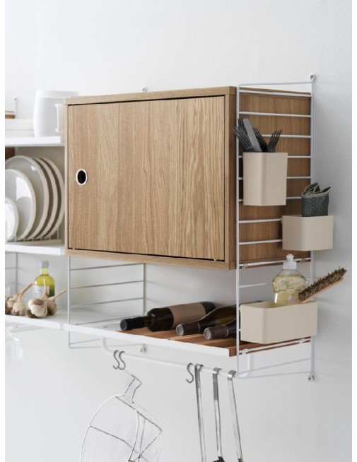 Cabinet con puerta batiente 58x30 cm Fresno String® Furniture
