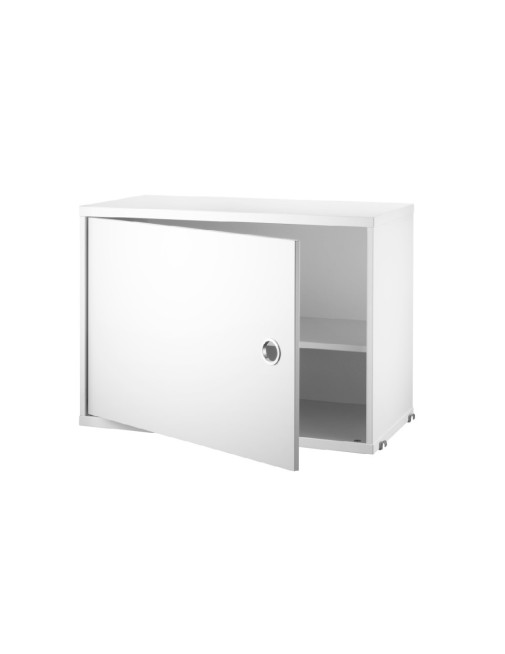 Cabinet avec porte battue 58x30 cm Blanc String® Furniture