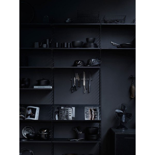 Pack 2u Panel de pared 75 x 30 cm Negro String® Furniture