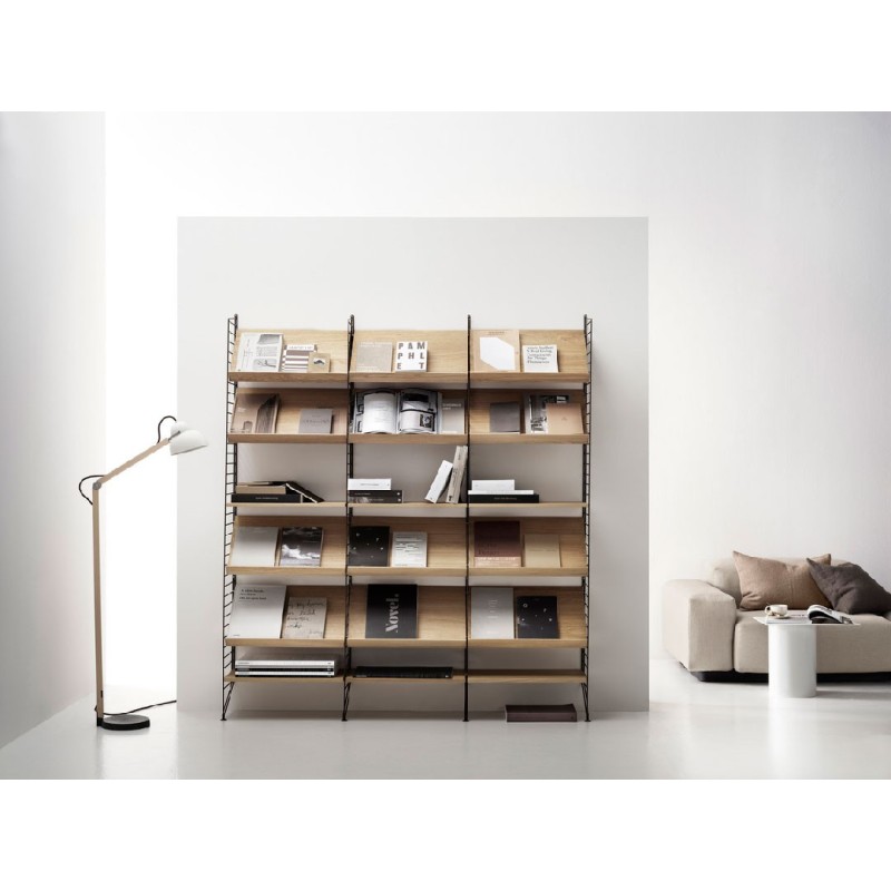 Pack 2u Panel de suelo 200x30 cm Marrón String® Furniture