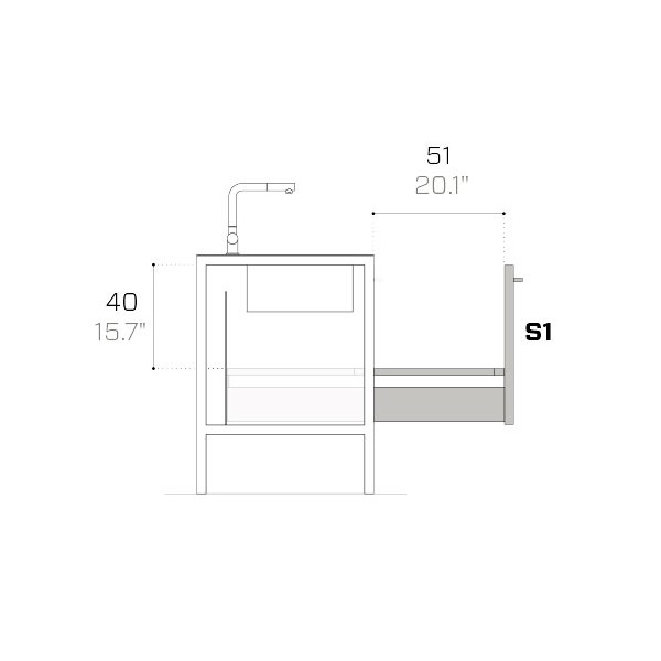 S1 Kit 1 grand tiroir