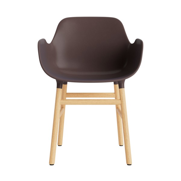 Form Braun Sessel Holzbeine
