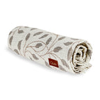 Manta/Toalla XL de muselina Natural – Hoja