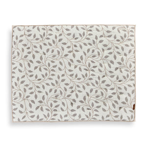 Colchoneta de parque de muselina reversible – Hoja