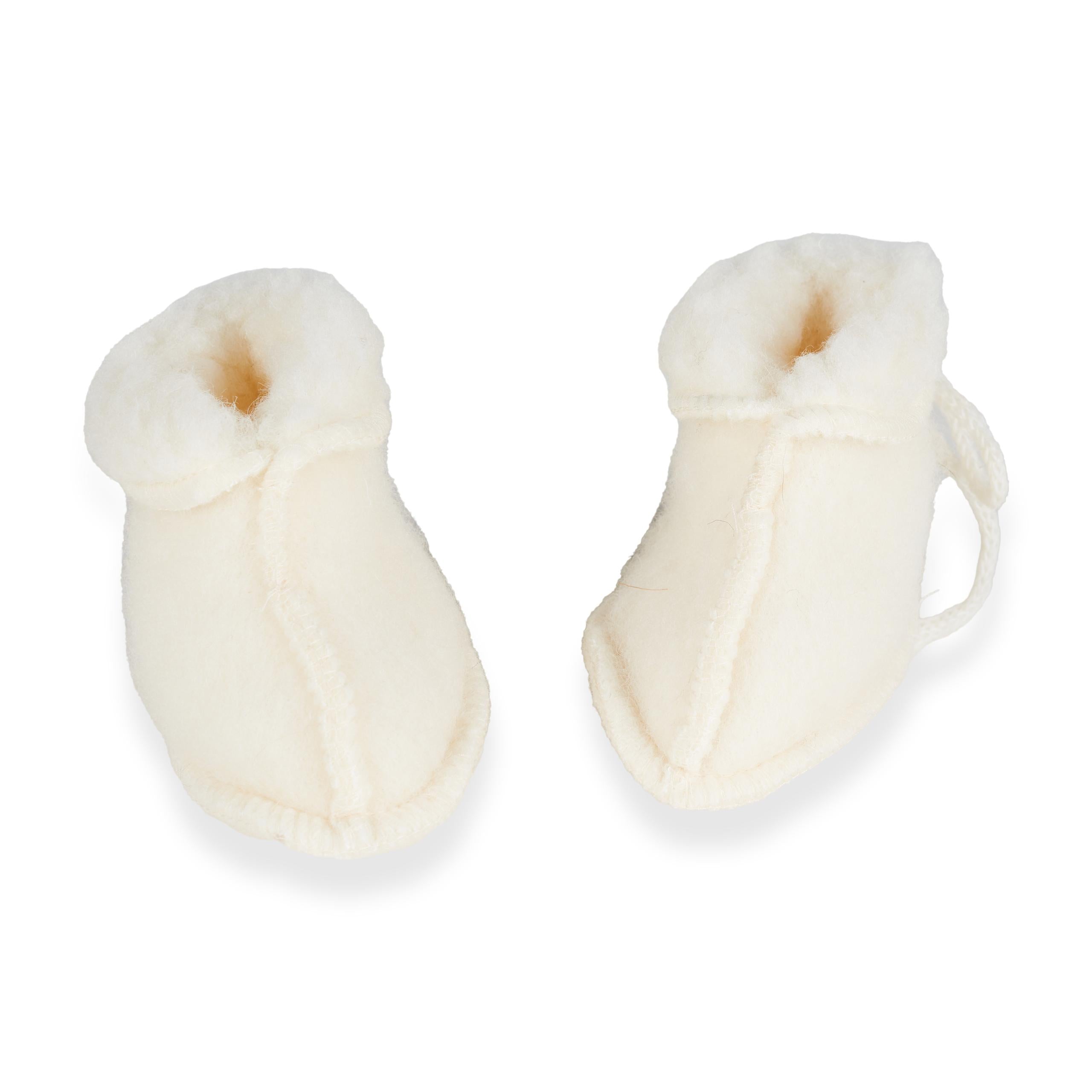 BOOTIES 3-6 M - 100% MERINO WOOL