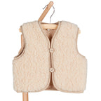 TEDDY JACKET 3-6M - 100% MERINO WOOL - NUTME