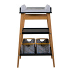 CHANGING TABLE - HIP - BLACK/NATUREL