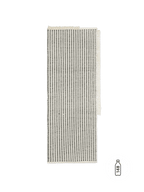 Alfombra de pasillo Way – Blanco roto/Azul