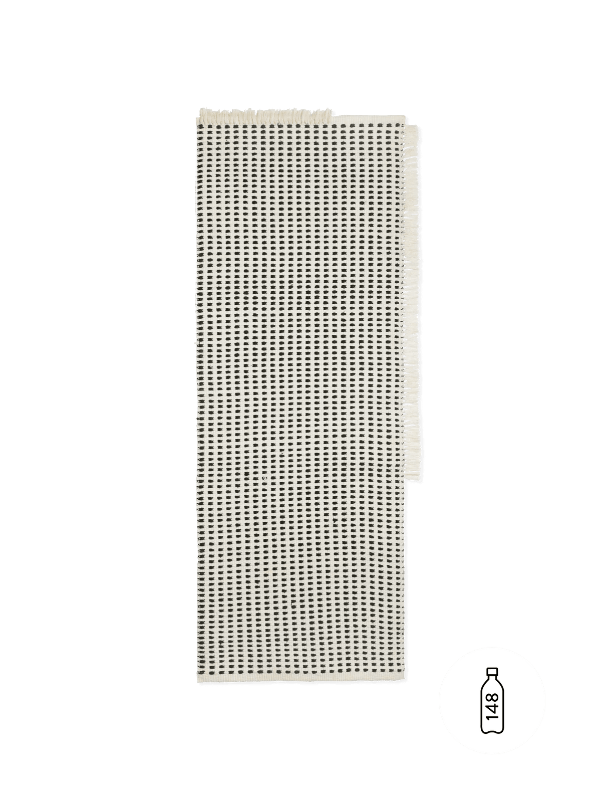 Alfombra de pasillo Way – Blanco roto/Azul