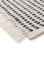 Alfombra de pasillo Way – Blanco roto/Azul