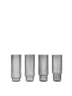 Vasos para combinados Ripple – Set de 4 – Rosa rubor