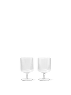 Copas de vino Ripple – Set de 2 – Rosa rubor