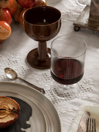 Copas de vino Ripple – Set de 2 – Rosa rubor