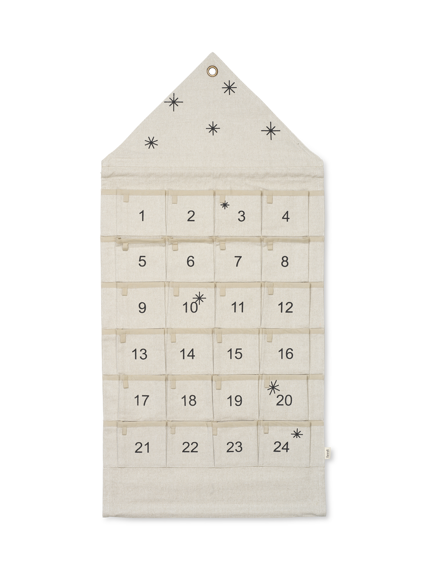 Calendario de Navidad Estrella – Verde oscuro