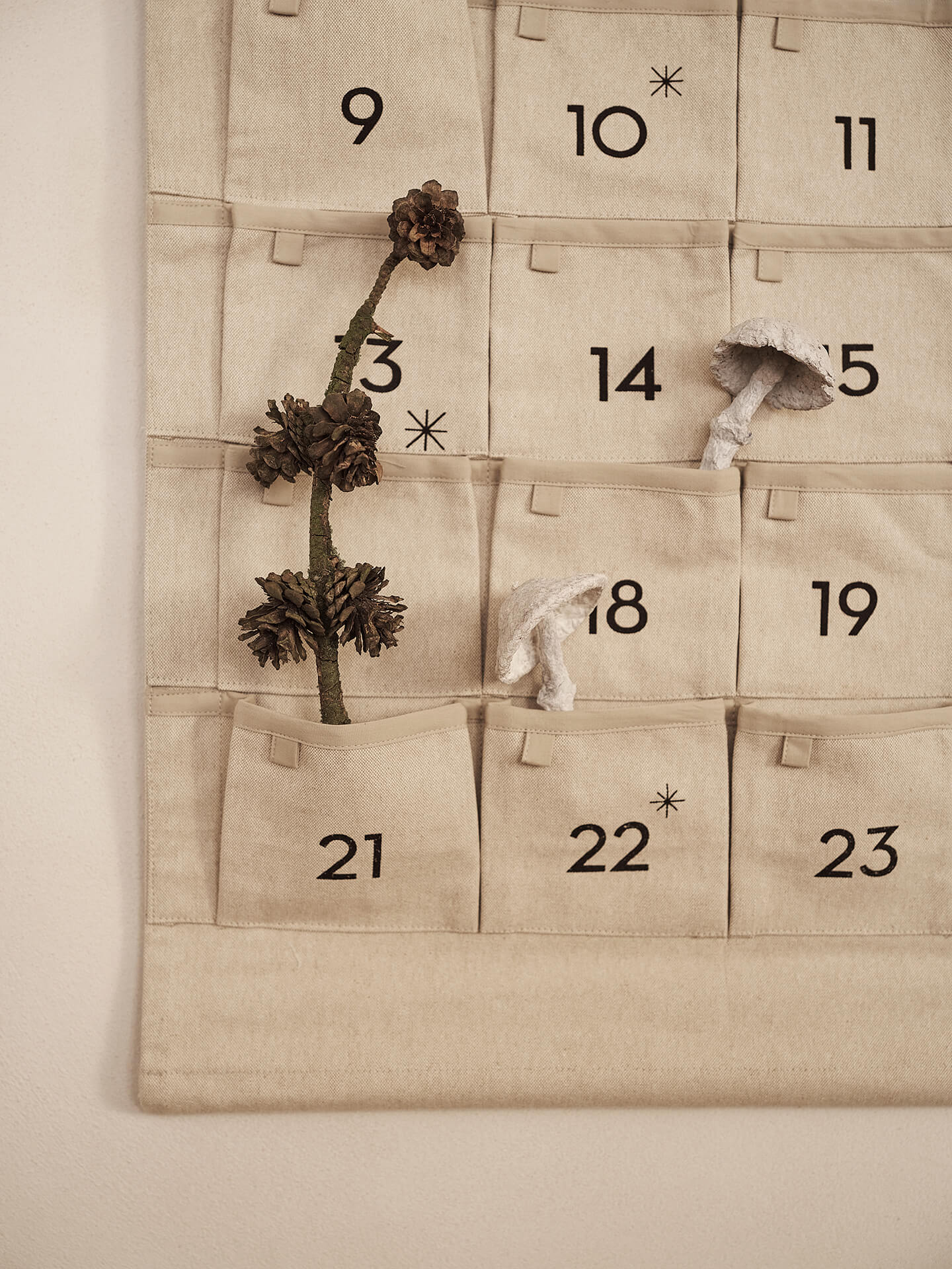 Calendario de Navidad Estrella – Verde oscuro