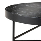 Mesa Mármol Negro Marquina L