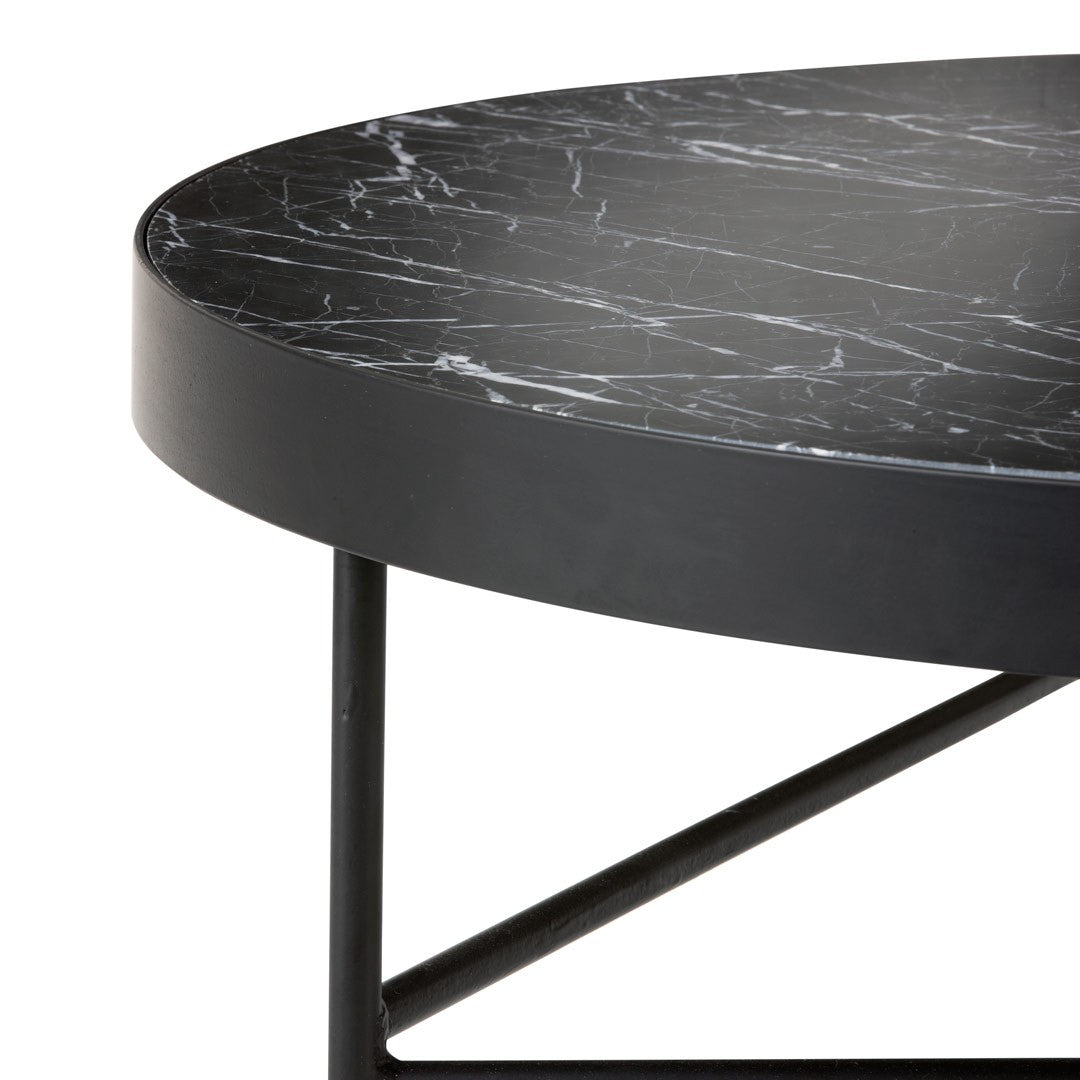 Mesa Mármol Negro Marquina L