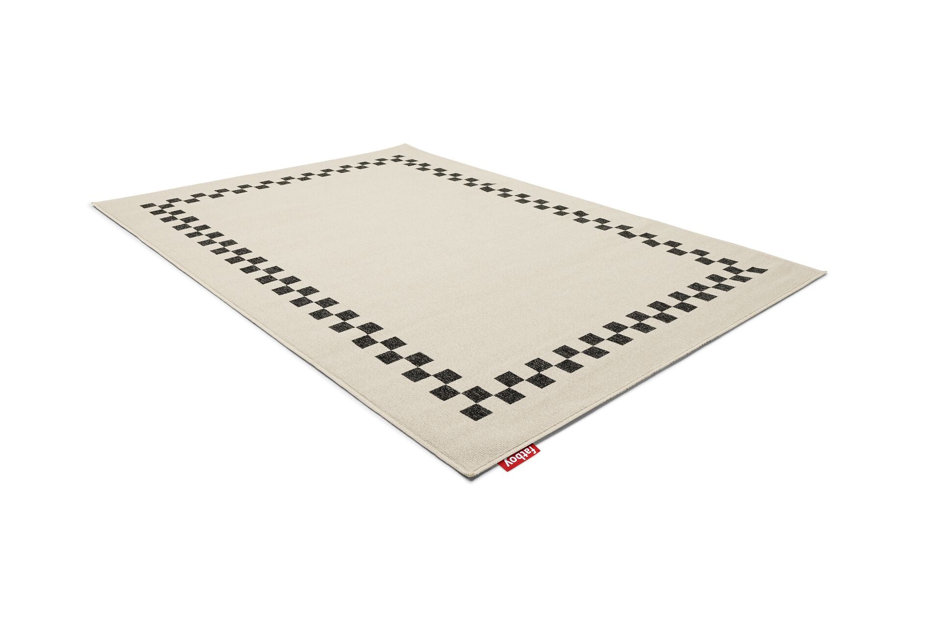 Alfombra Petit Carpetty Check Border (Creme)