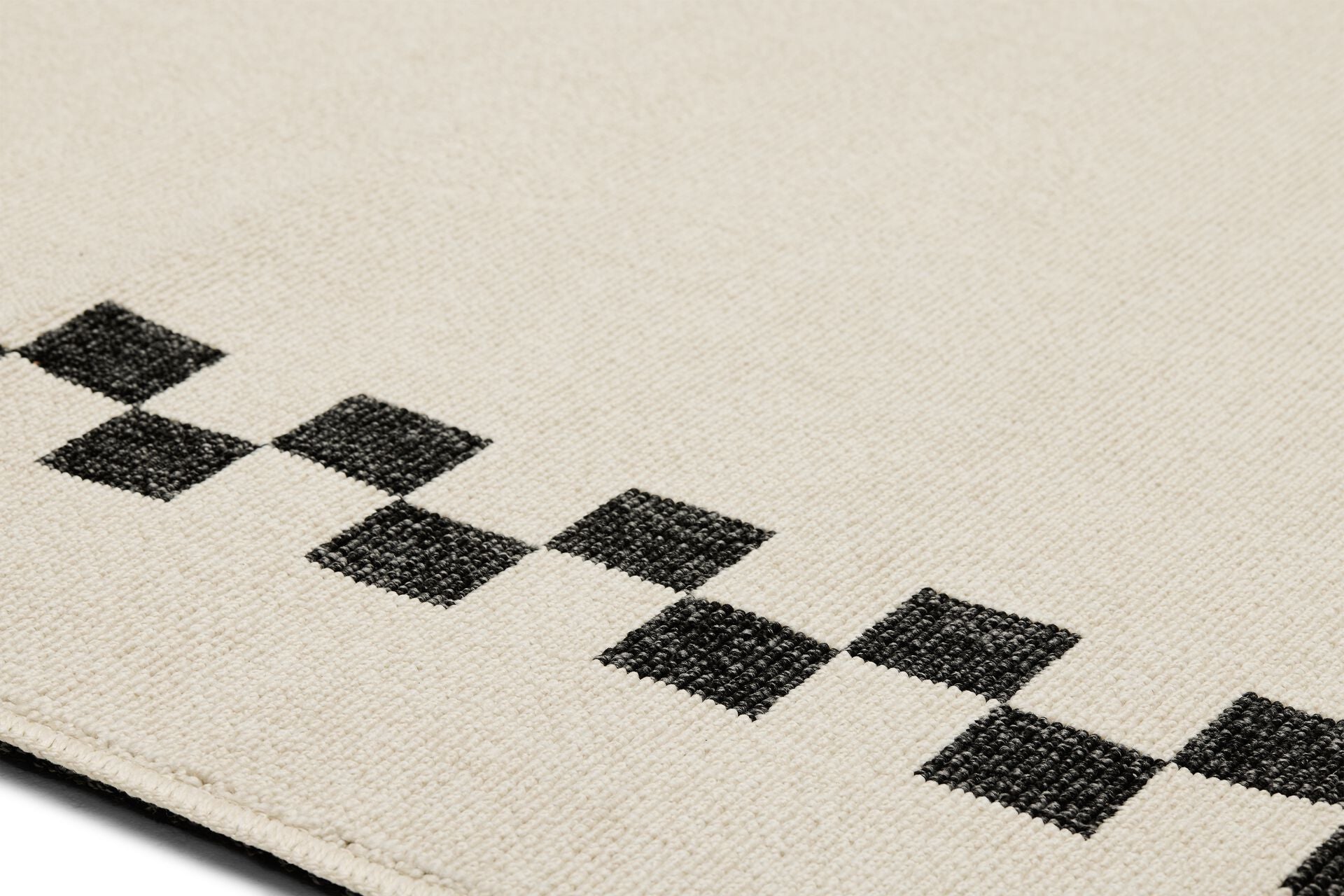 Alfombra Petit Carpetty Check Border (Creme)