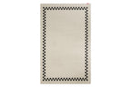 Alfombra Grand Carpetty Check Border (Creme)