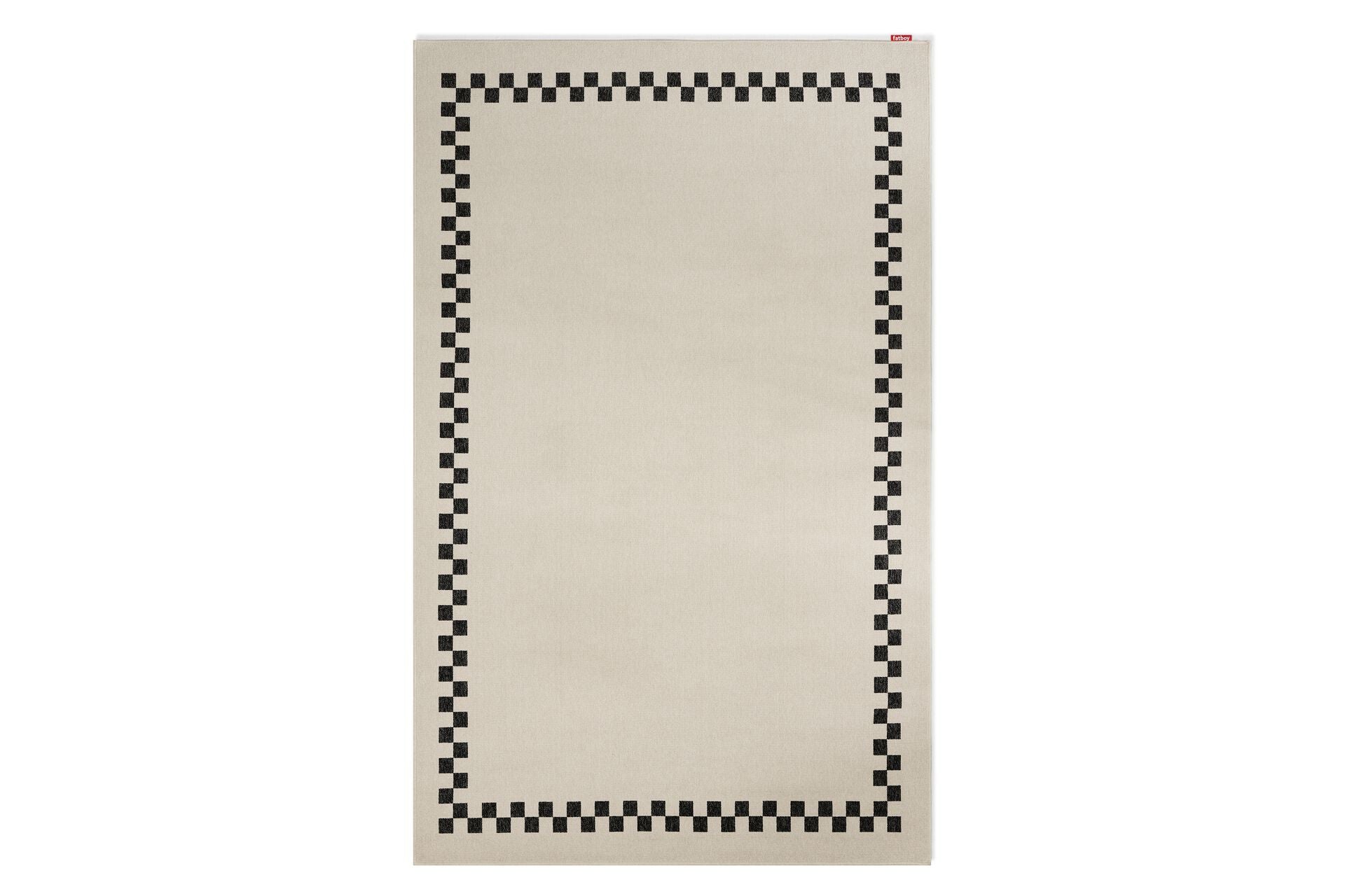 Alfombra Grand Carpetty Check Border (Creme)