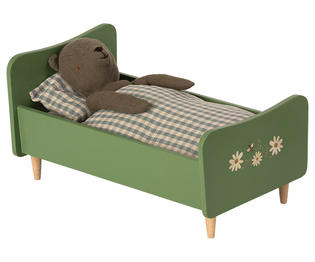 Cama de madera, papá Teddy