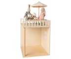 Set de jardín en miniatura, Mesa con silla y banco
