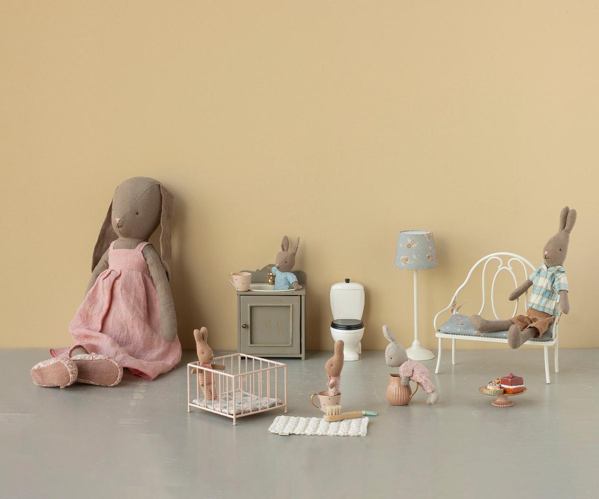 Inodoro en miniatura