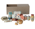 Caja de comestibles en miniatura