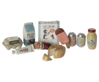 Caja de comestibles en miniatura