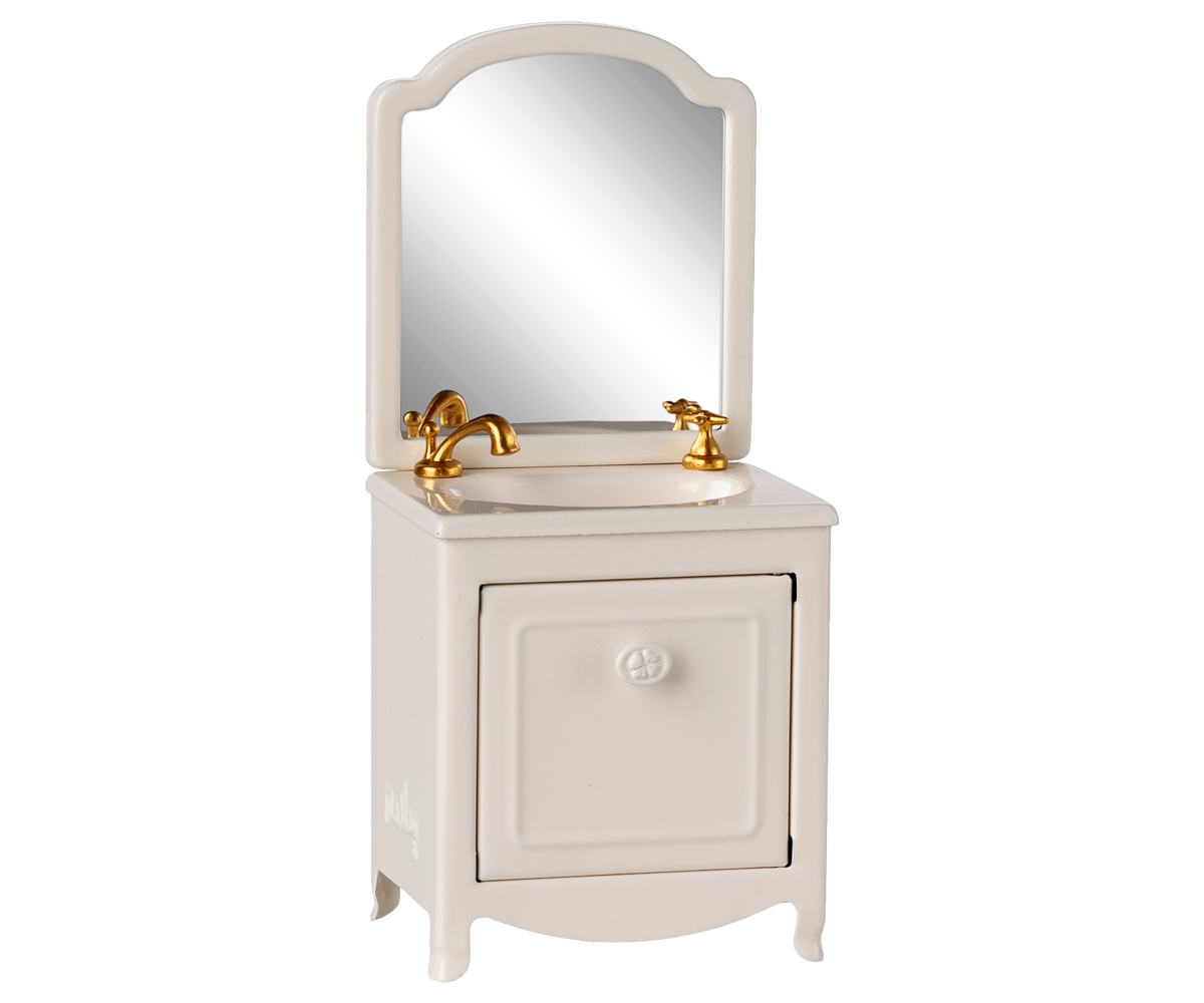 Lavabo con armario, ratón