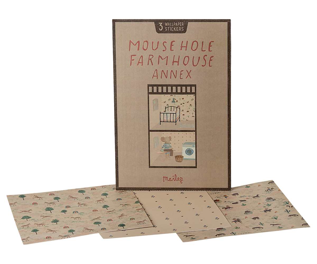 Pegatina de papel de pared, Farmhouse, Recinto extra, 3 uds.