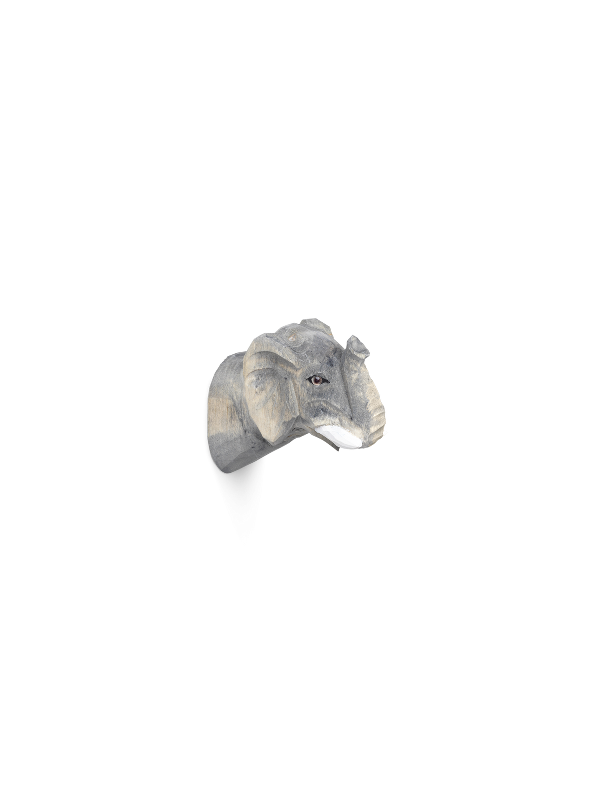 Gancho de animal tallado a mano – Elefante