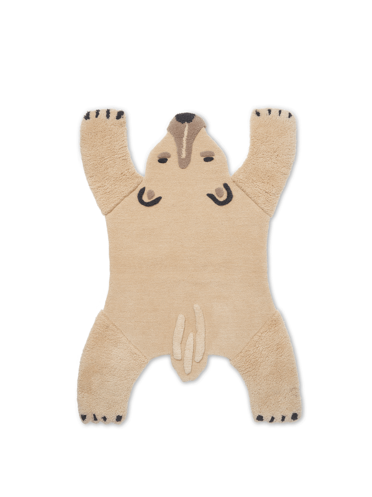 Alfombra de animal con pelo corto – Oso polar