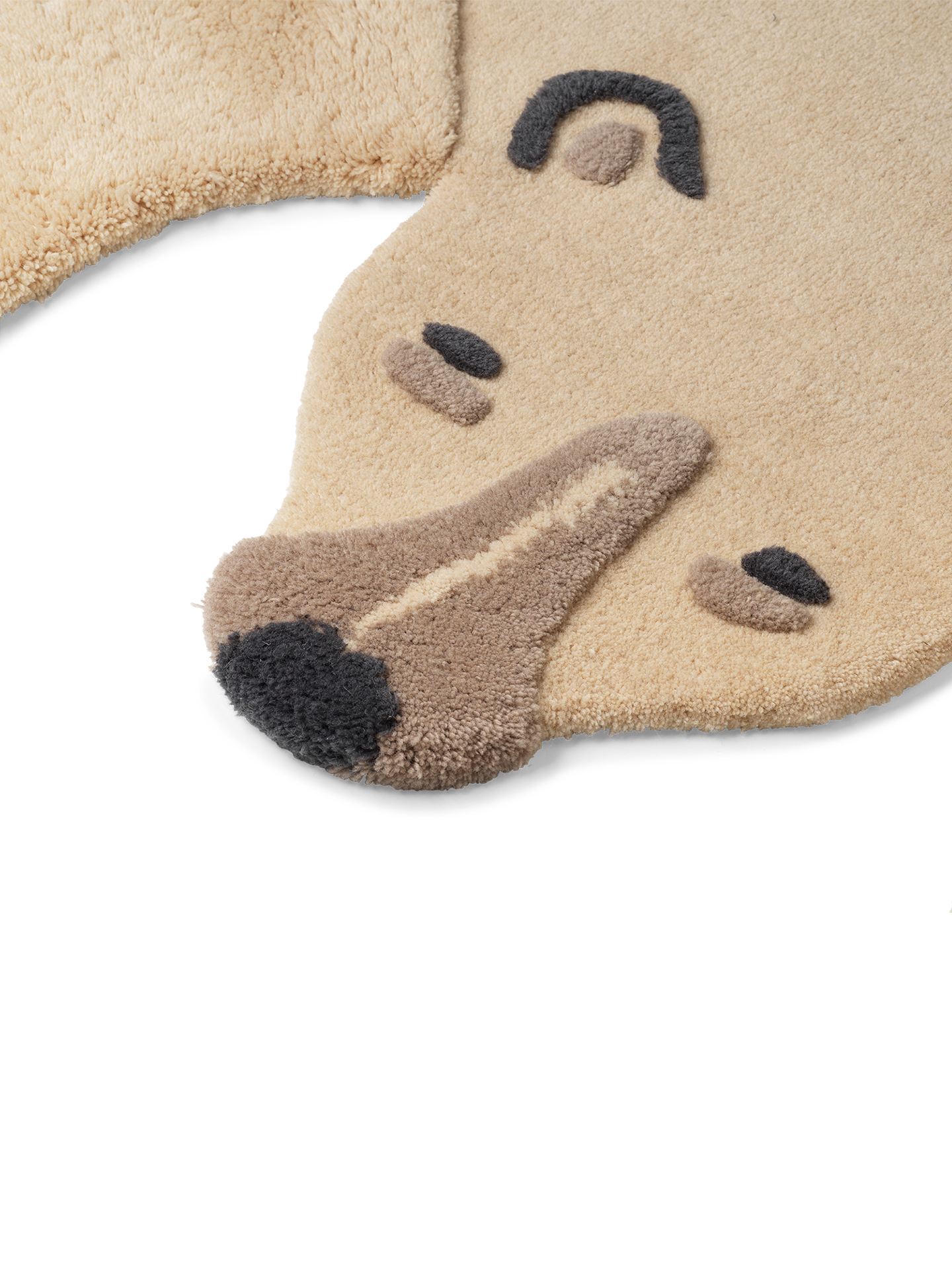 Alfombra de animal con pelo corto – Oso polar