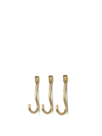 Ganchos Curvature – Set de 3 – Latón negro