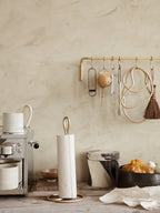 Portarrollos de papel de cocina Curvature – Latón