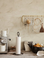 Portarrollos de papel de cocina Curvature – Latón