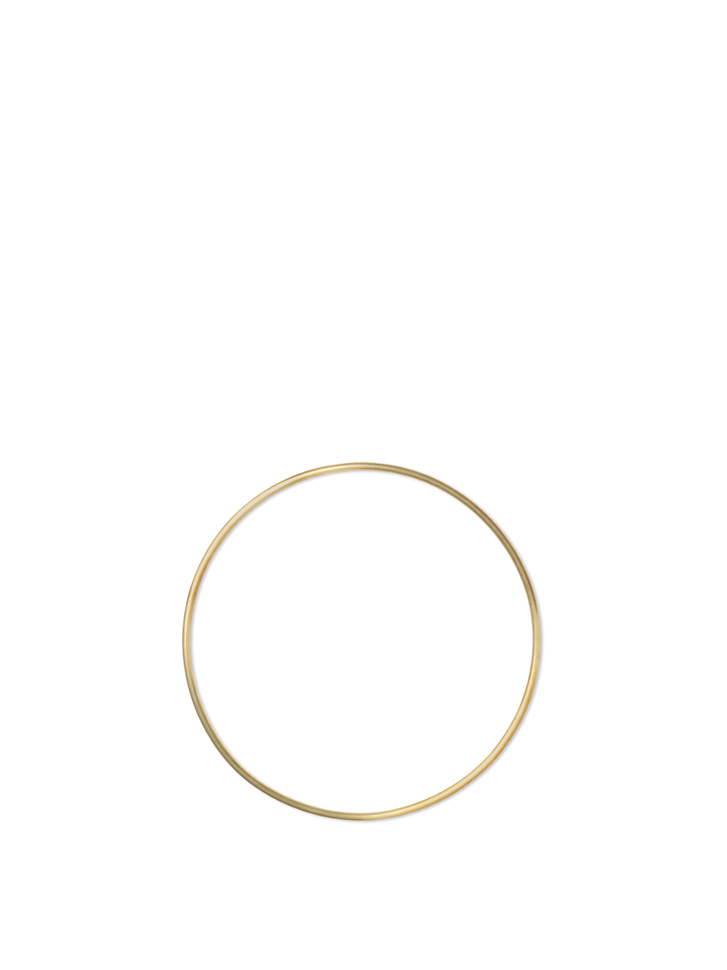 Aro decorativo Deco – Grande – Latón