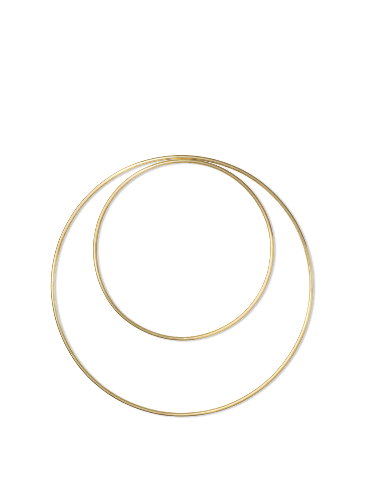 Aro decorativo Deco – Grande – Latón
