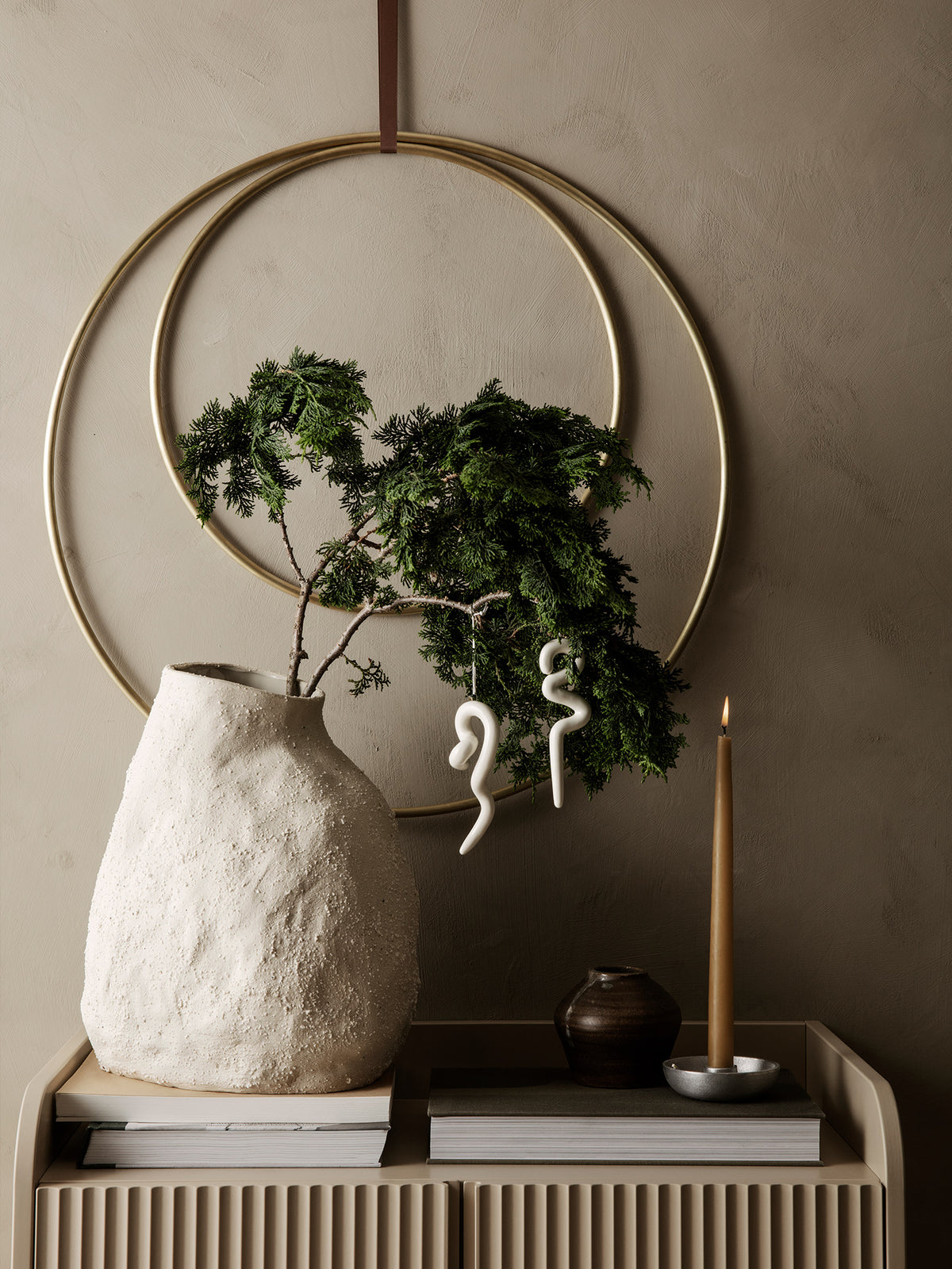 Aro decorativo Deco – Grande – Latón