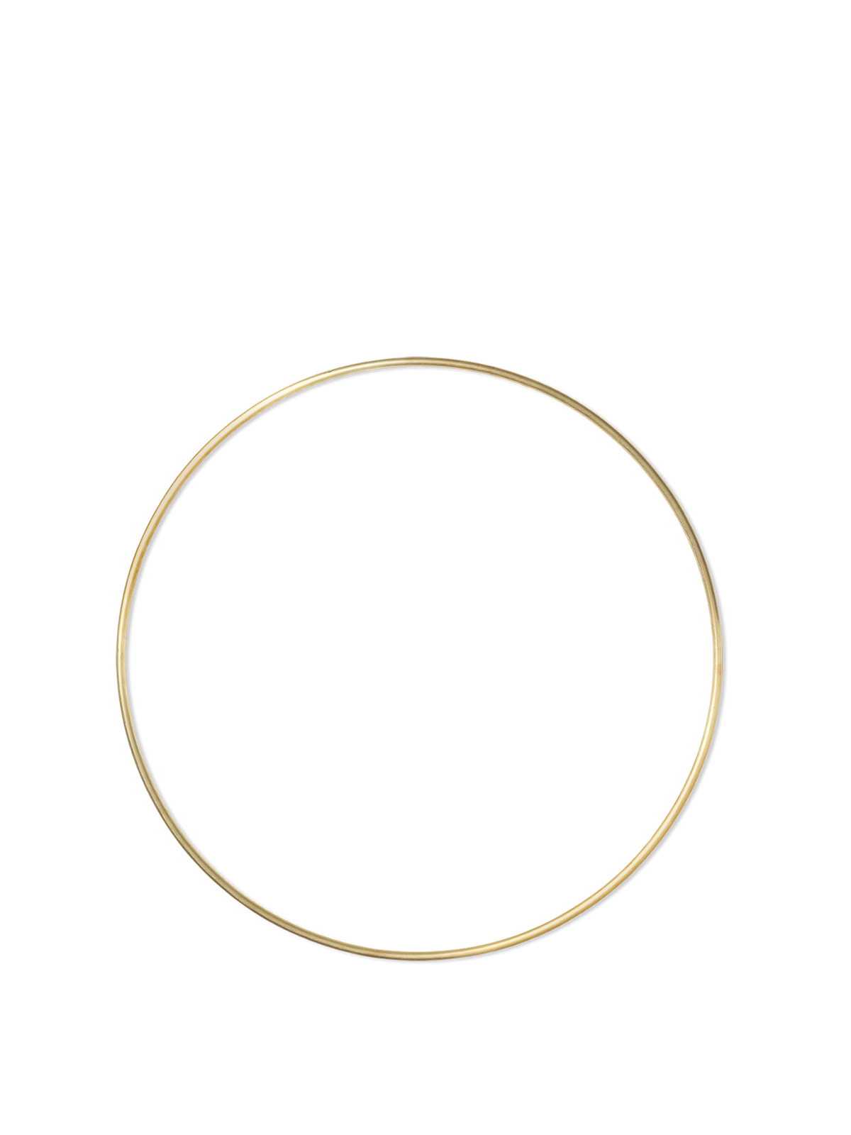 Aro decorativo Deco – Grande – Latón