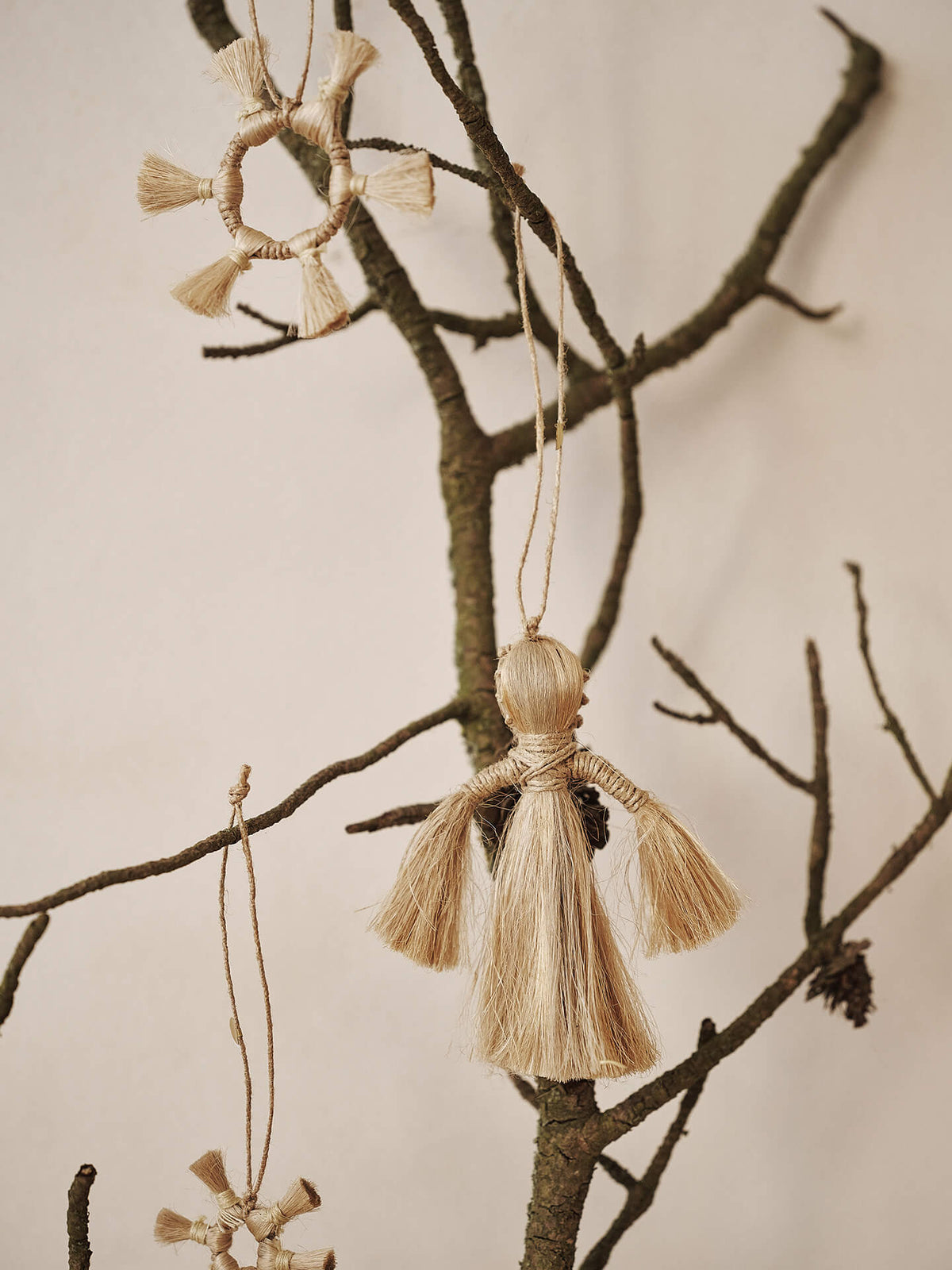 Ángeles con alas Wing – Set de 2 – Natural