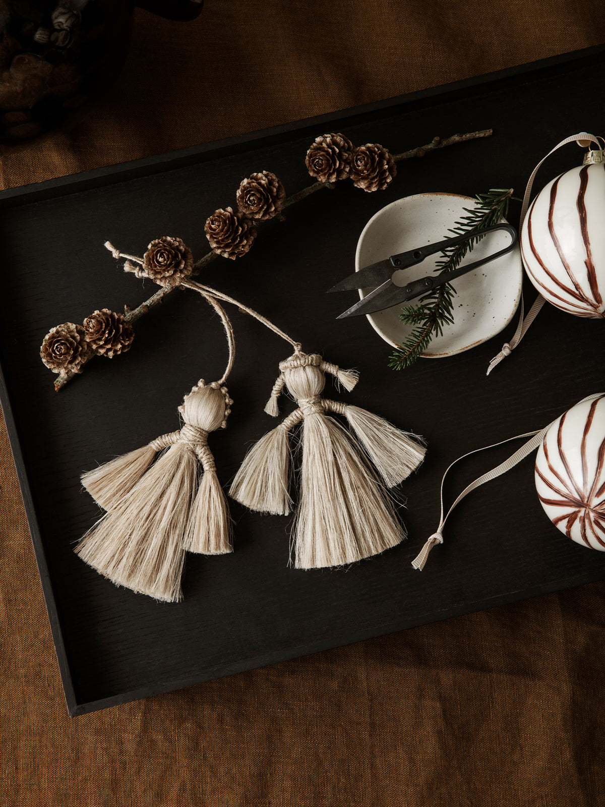 Ángeles con alas Wing – Set de 2 – Natural