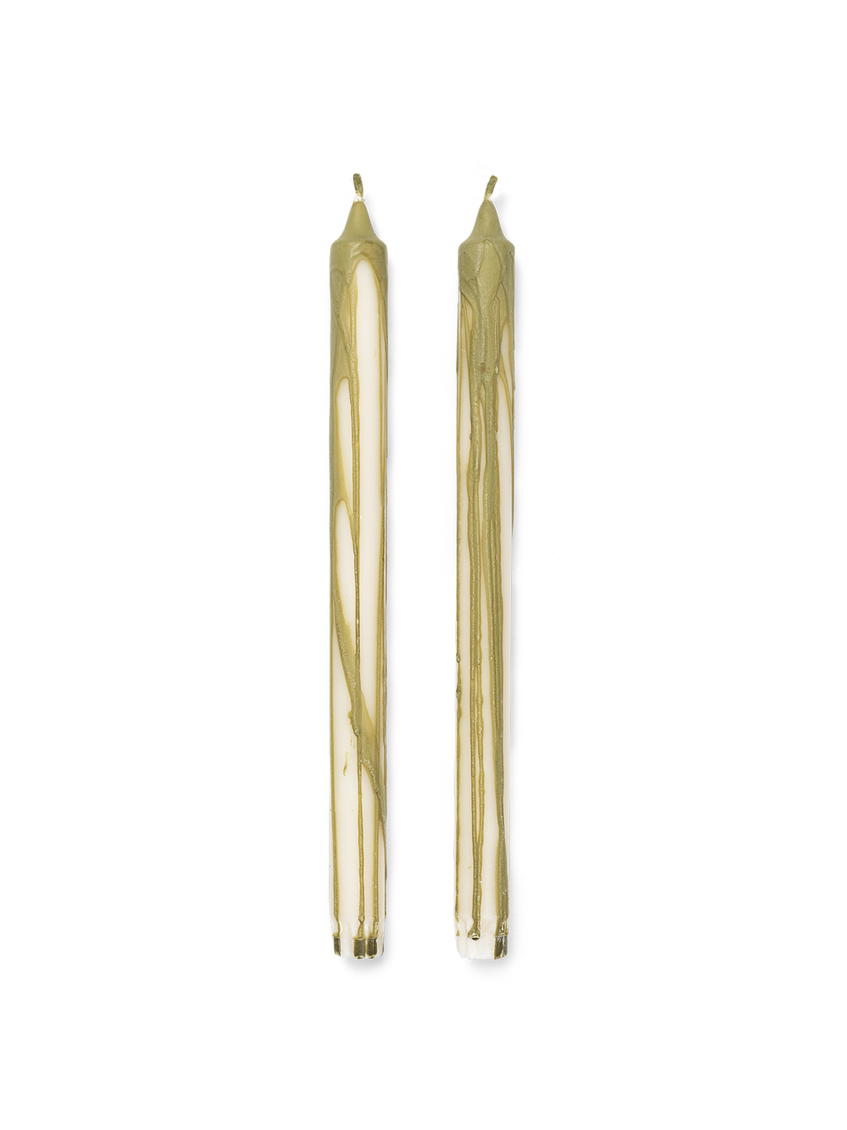 Velas Dryp – Set de 2 – Beige