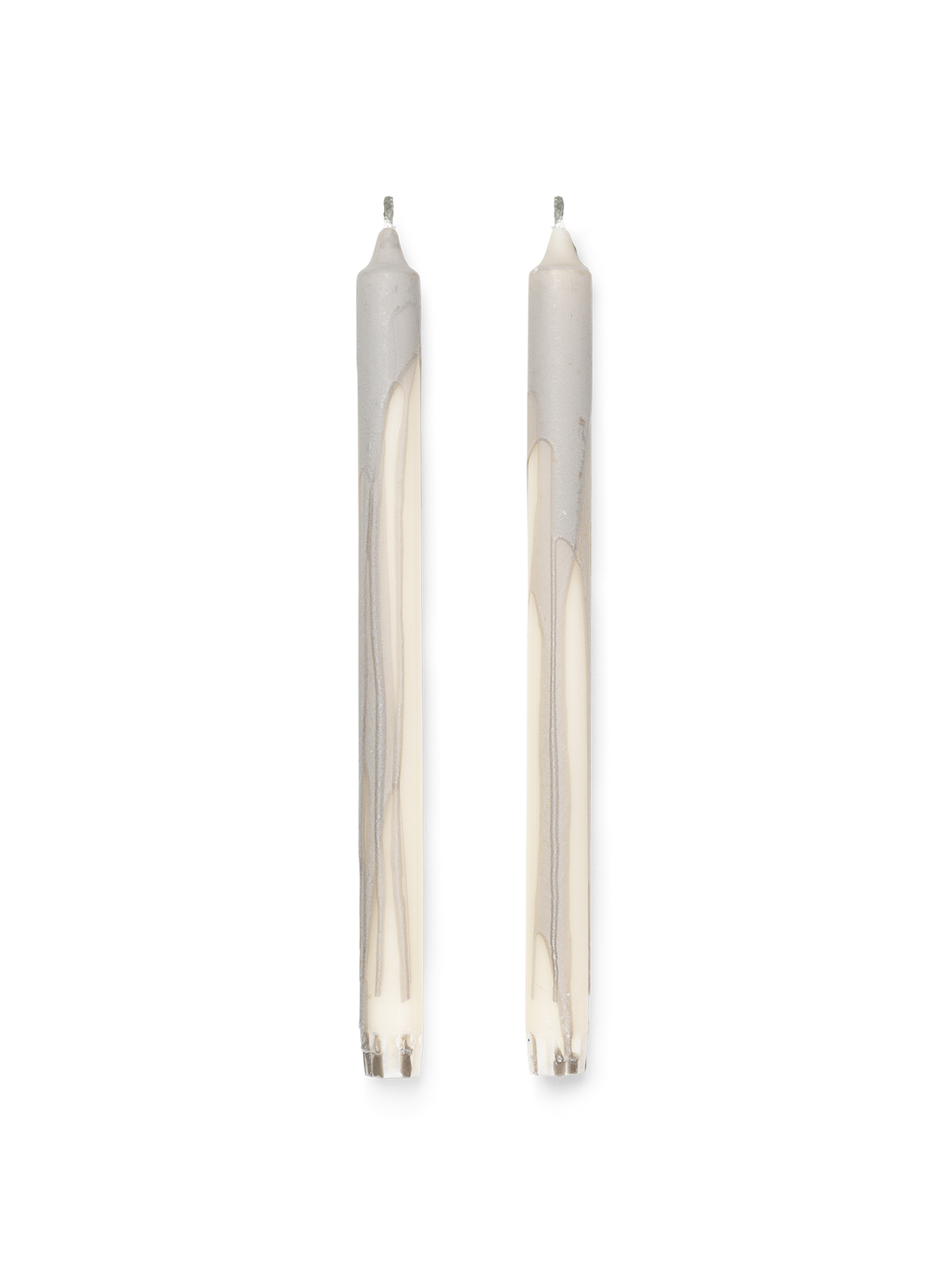 Velas Dryp – Set de 2 – Beige