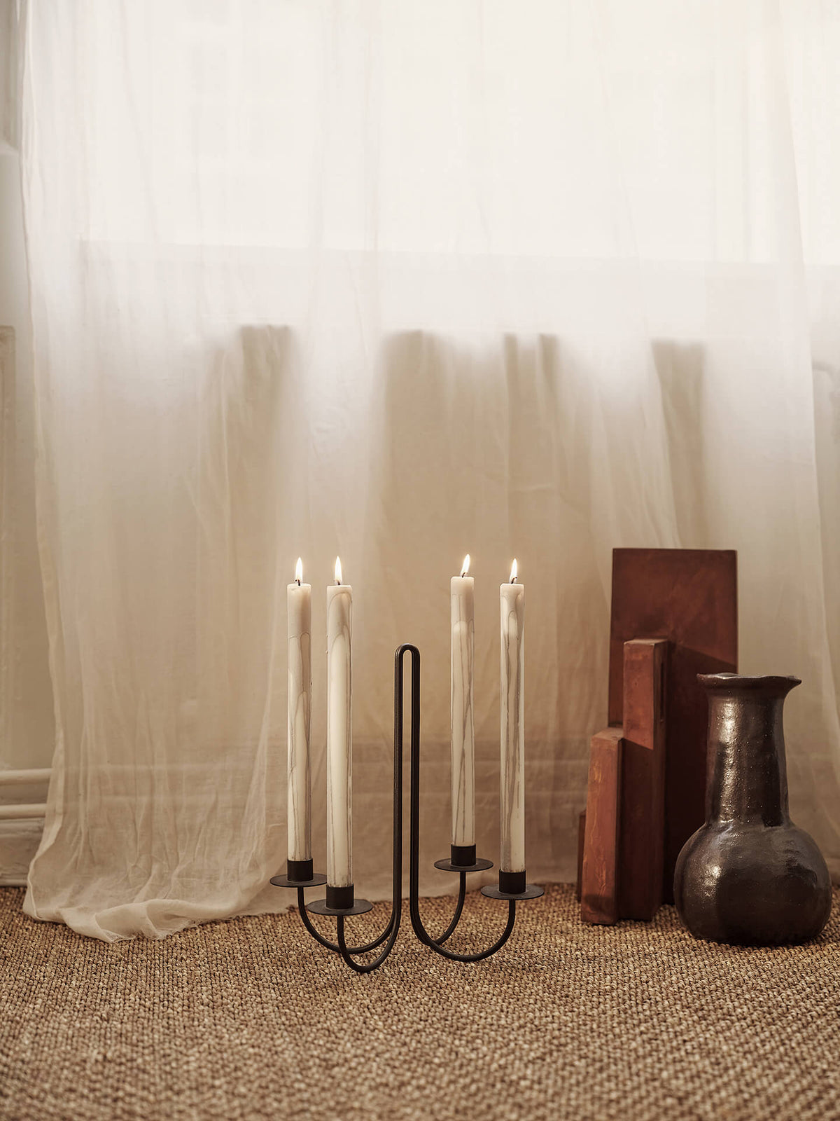 Velas Dryp – Set de 2 – Beige