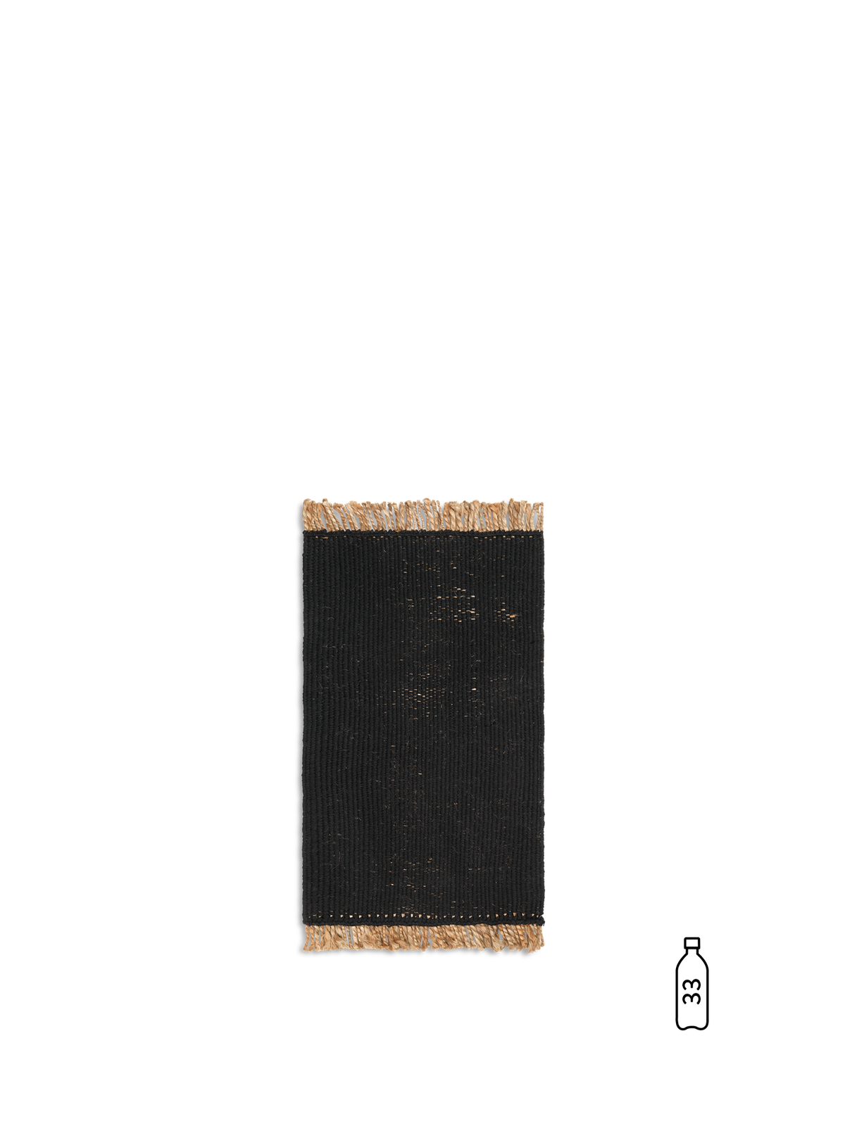 Alfombra Block – Negro/Natural