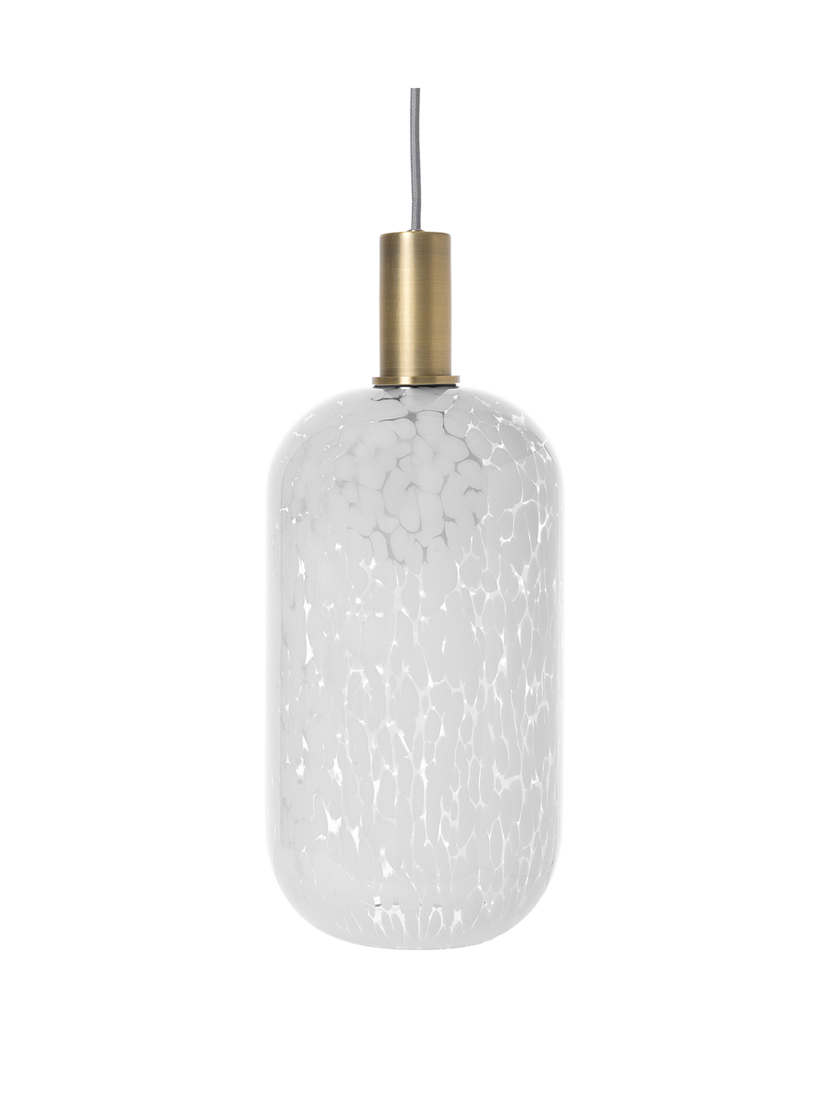 Pantalla Casca – Esférica – Blanco leche