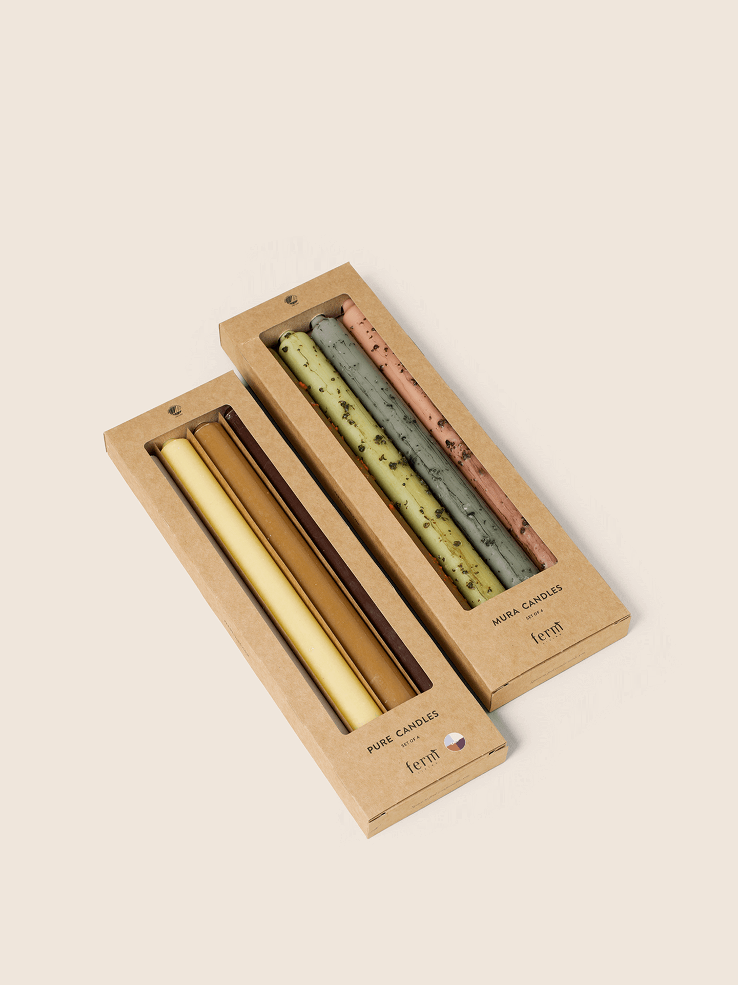 Mura Velas – Set de 4 – Beige claro